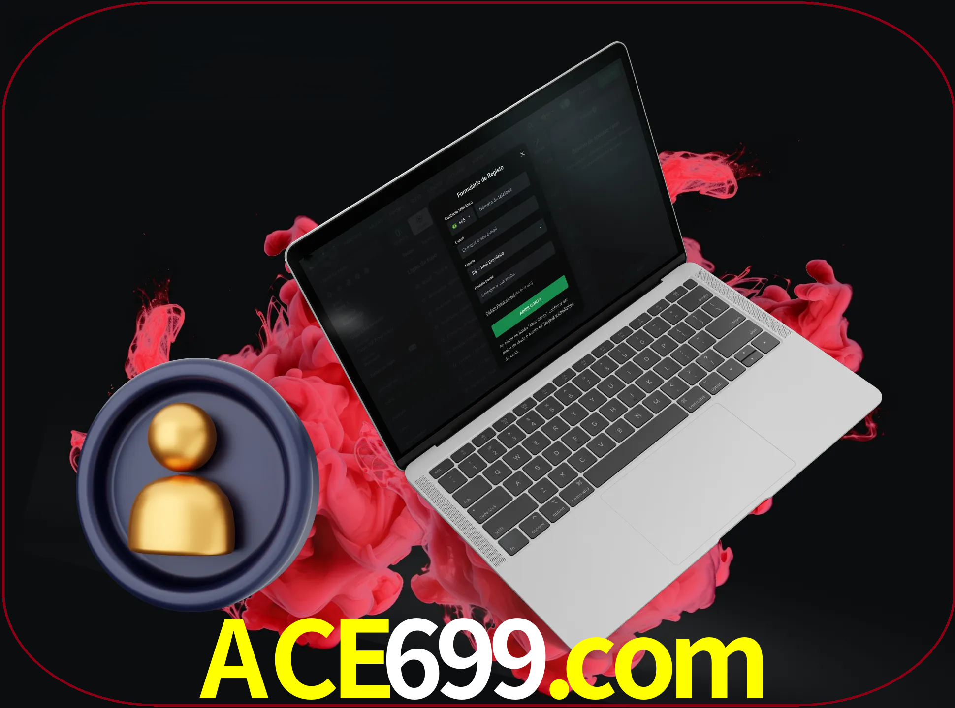 No cabeçalho do site ace699, clique no botão que o levará a um formulário especial onde terá de introduzir as suas informações actuais.