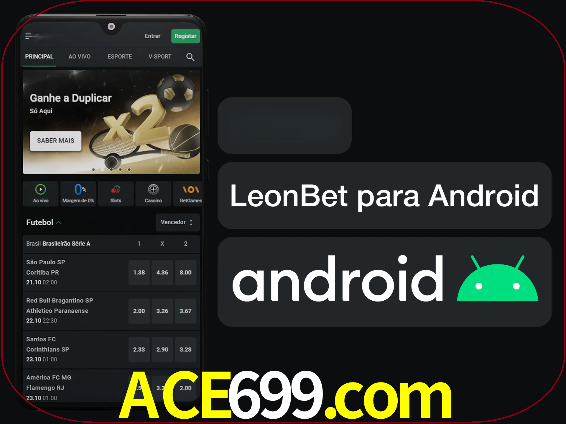 Adquira sua versão poket de LeonBet.